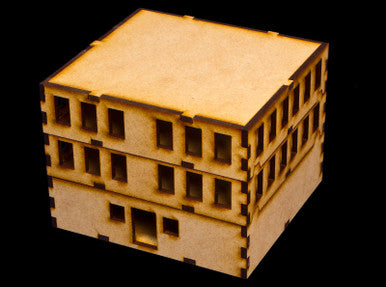 15mm "Stackable" Building, , Top Floor (MDF) - 15MMDF104-3
