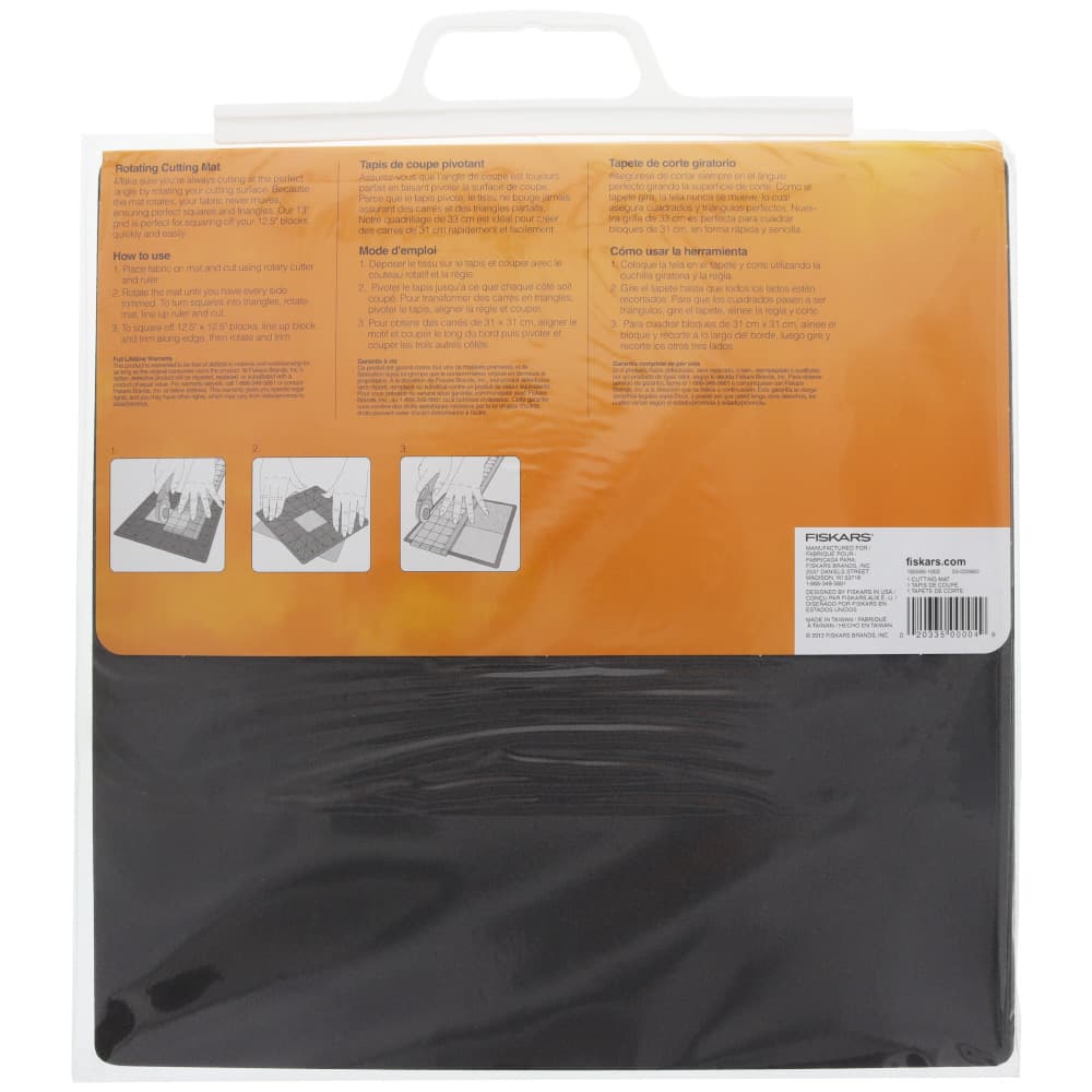 Fiskars Rotating Cutting Mat - 13" x 13"