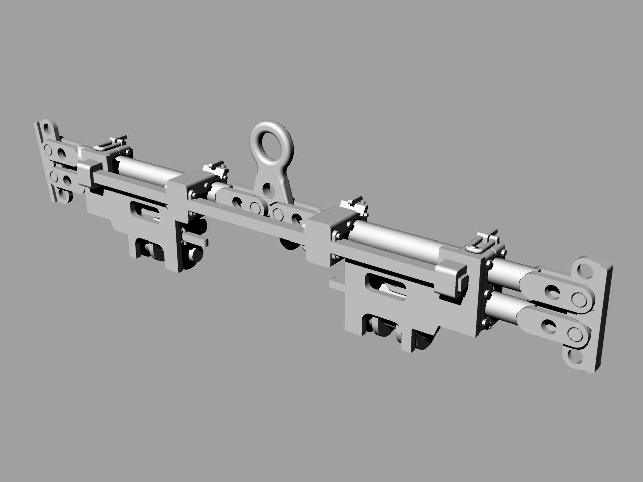 Wunderbar articulating tow bar for SOCOM M-ATV
