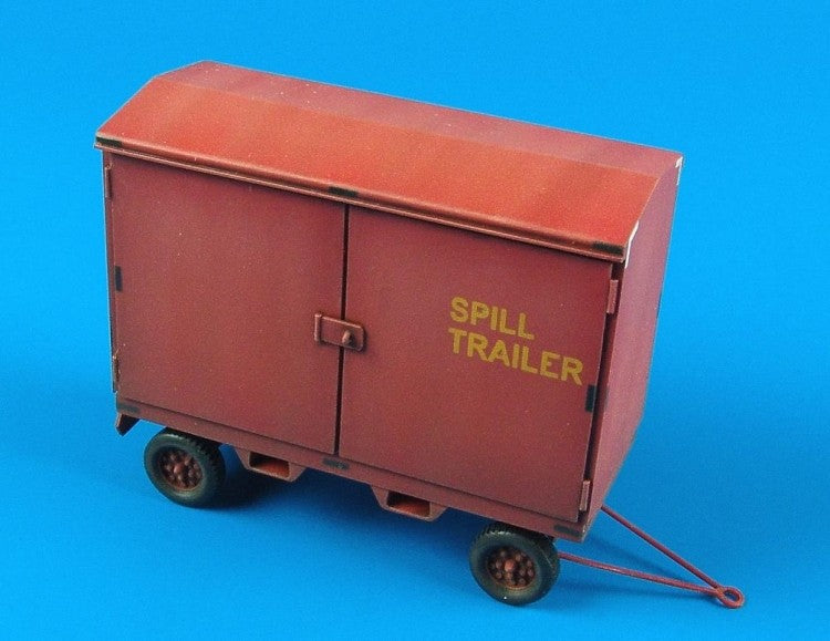 Aerobonus 480052 1/48 USAF F2A Flightline Covered Spill Trailer (D)