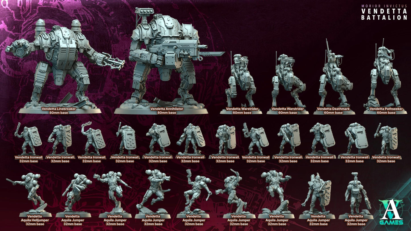 3D Printed Vendetta Trauma Mod by Archvillain Games