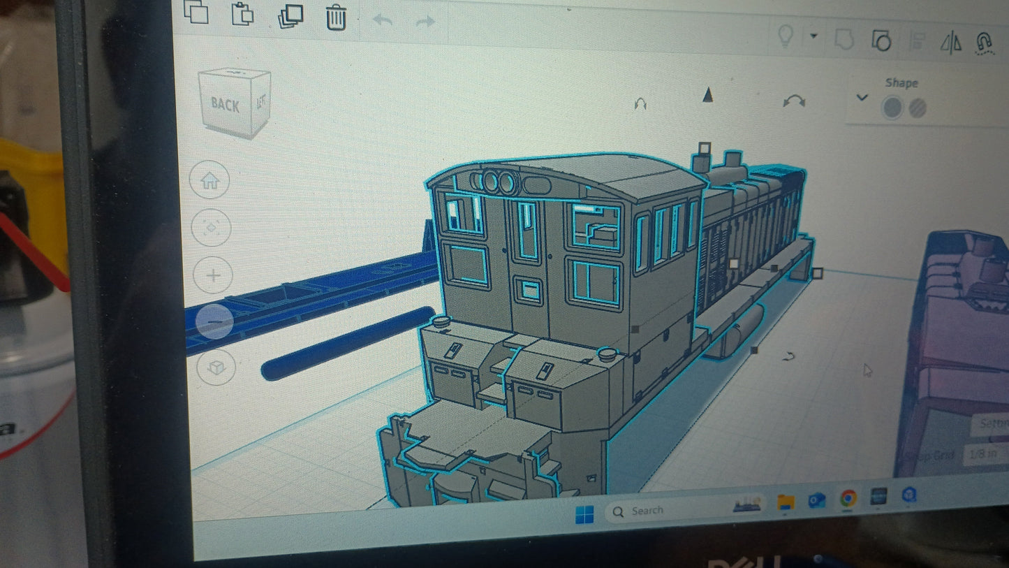 S scale MP15DC
