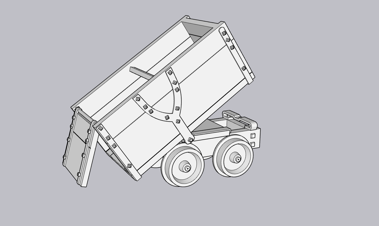 Silverton Wooden Mine Car