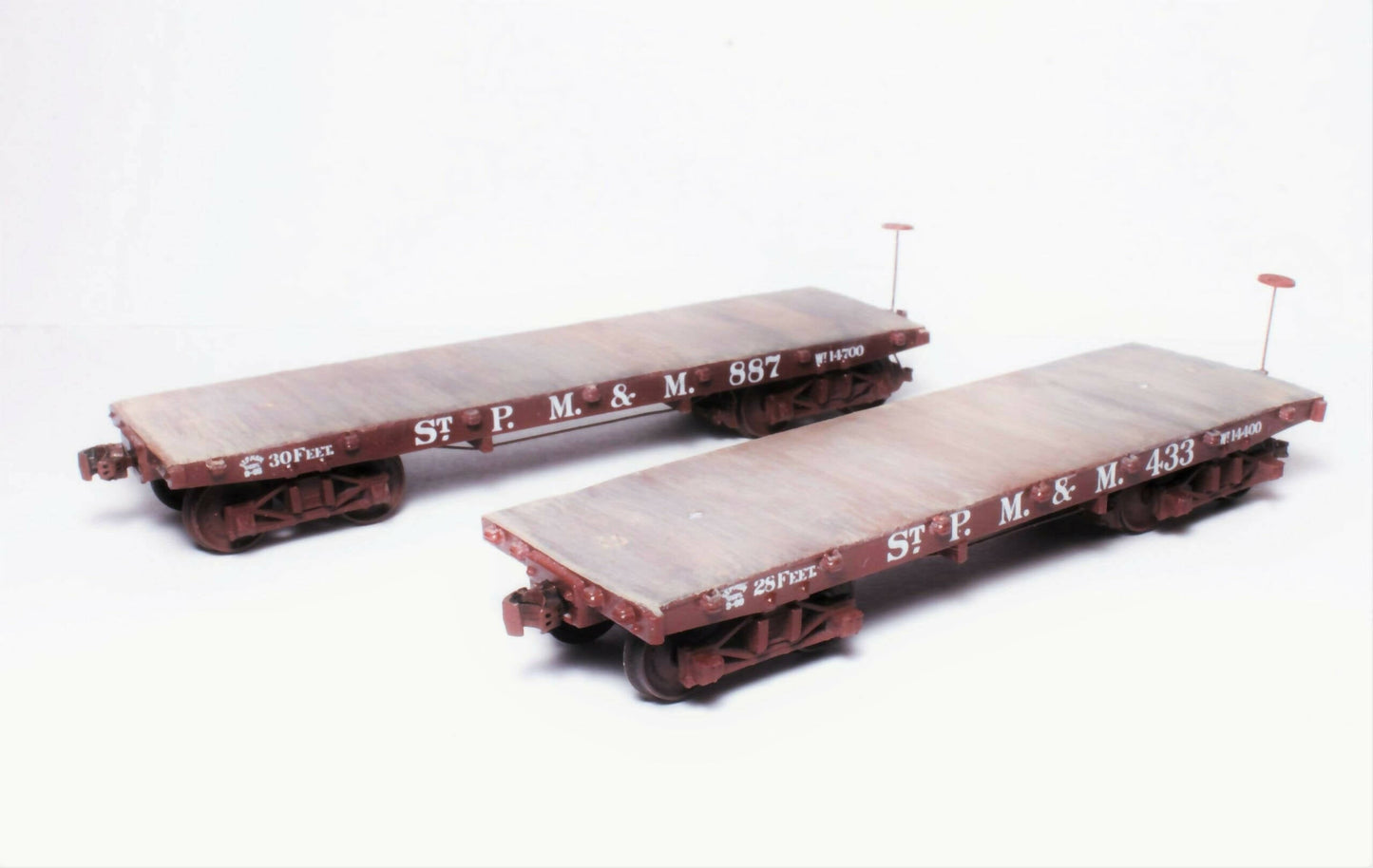 Saint Paul, Minneapolis and Manitoba/Great Northern 28' and 30' Flat Cars
