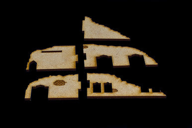 15mm Ruins (MDF) - 15MMDF044