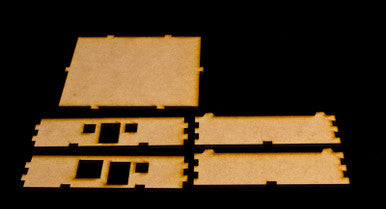 15mm "Stackable" Building, Ground Floor (MDF) - 15MMDF104-1