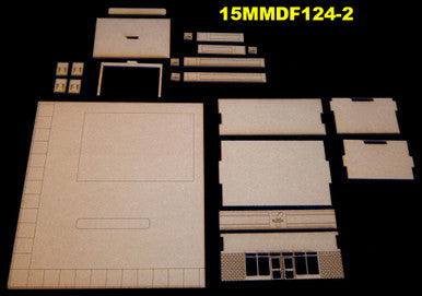 15mm 7-11 Store, Complete Set (MDF) - 15MMDF124-2