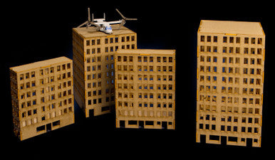 6mm Tall City Buildings (Matboard) - 285CSS031