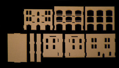 15mm Middle East Three Story Building (MDF) - 15MMDF151