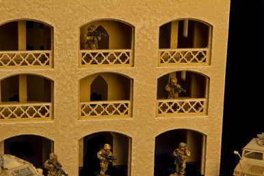 15mm Middle East Three Story Building (MDF) - 15MMDF151