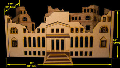 15mm WWII Government Building (MDF) - 15MMDF350-1
