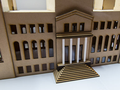 15mm WWII Government Building (MDF) - 15MMDF350-2