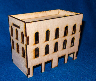 Middle East Three Story Building With Removable Roof (MDF) - 15MMDF025-R