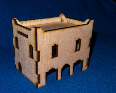 Middle East Two Story Building (MDF) - 15MMDF018
