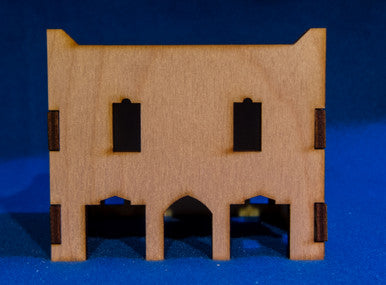 Middle East Two Story Building With Removable Roof (MDF) - 15MMDF018-R