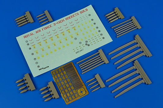 Aerobonus 480067 1/48 RAF 3 inch 60lb Rockets w/Photo-Etch