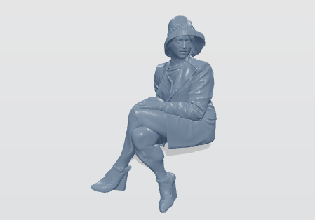 Seated Woman With Hat 1