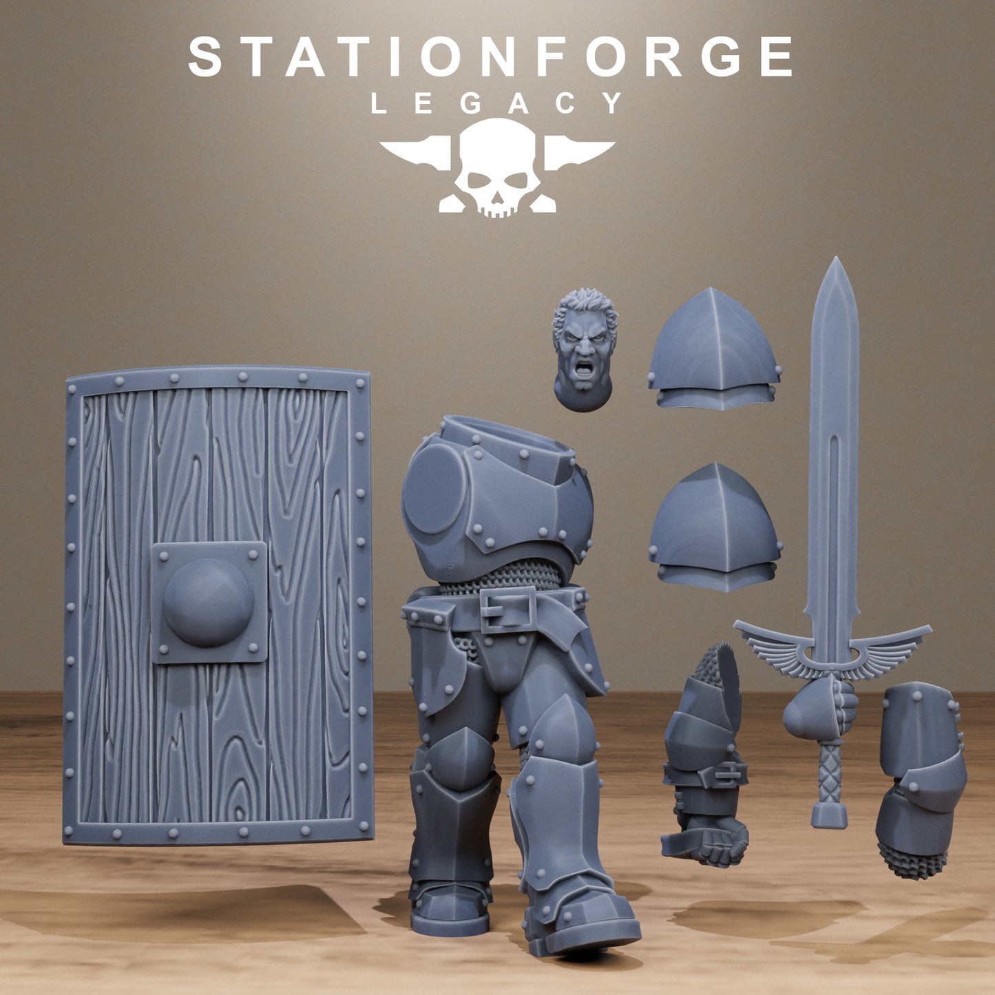 3D Printed Solaris Phalanx by StationForge Miniatures