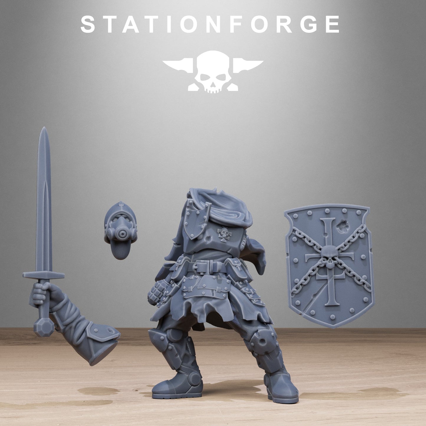 3D Printed RoyalGuard Bloodwardens by StationForge Miniatures