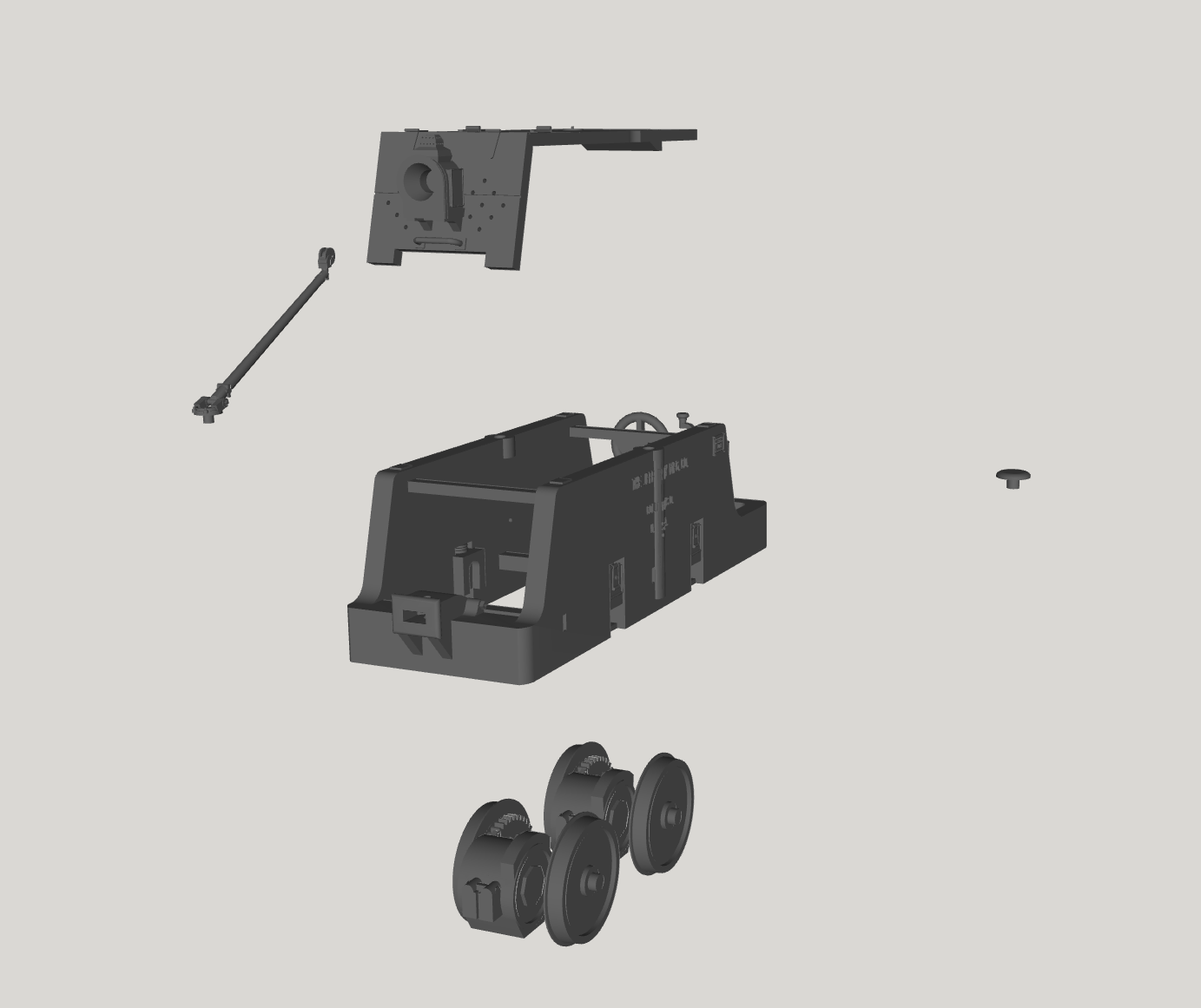 Bobtail Tunnel Jeffrey Mine Locomotive