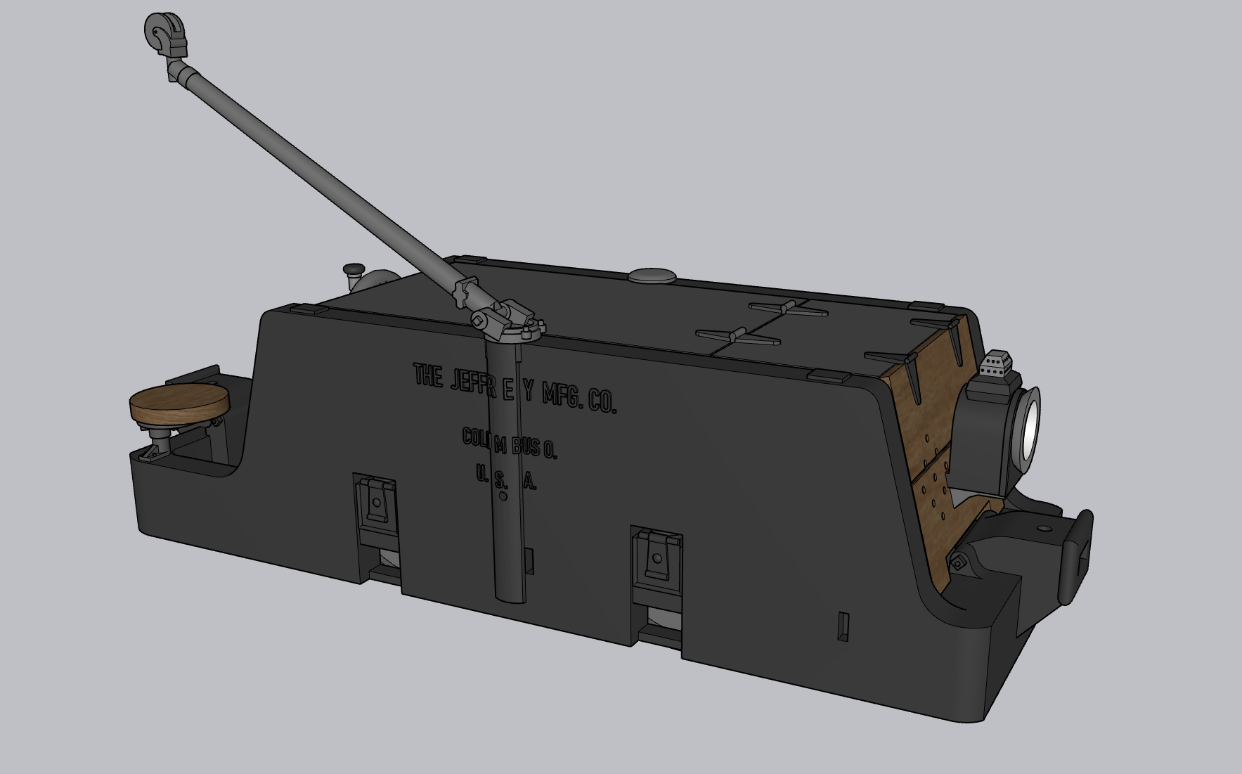 Bobtail Tunnel Jeffrey Mine Locomotive