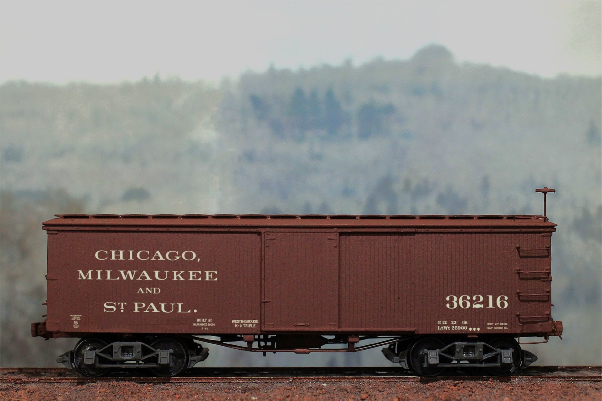 Chicago, Milwaukee & St. Paul Railway 34' Boxcar