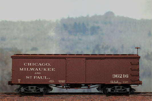 Chicago, Milwaukee & St. Paul Railway 34' Boxcar