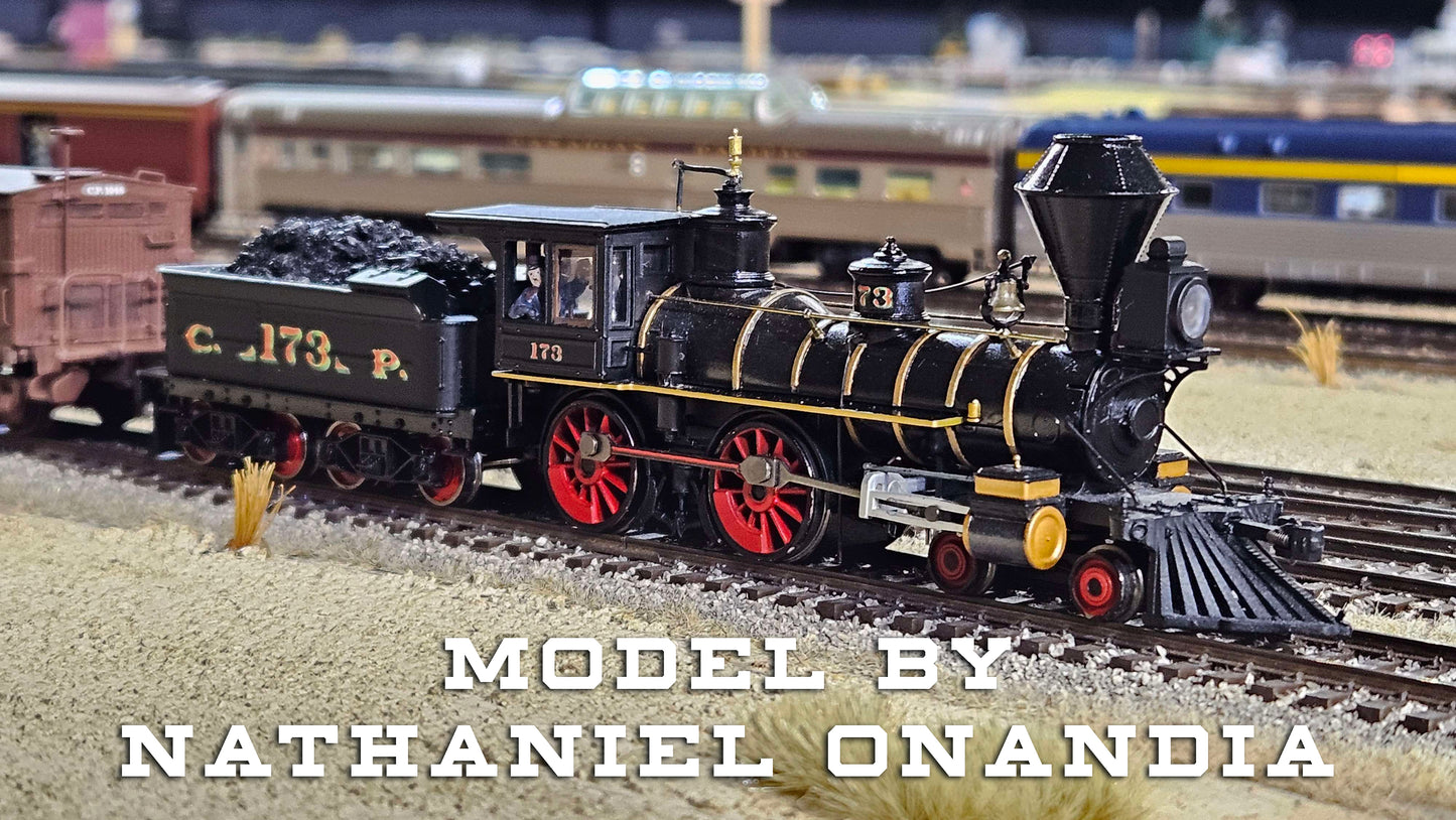 Central Pacific #173 Cab for the Bachmann NT 4-4-0