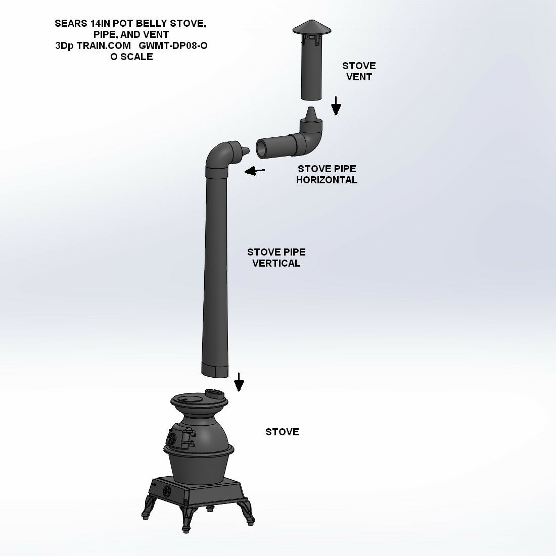 Sears 14in Stove ASSM