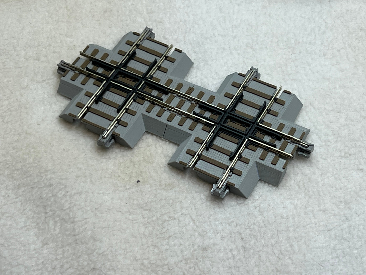 90 Degree crossing HO Crossing HOn30