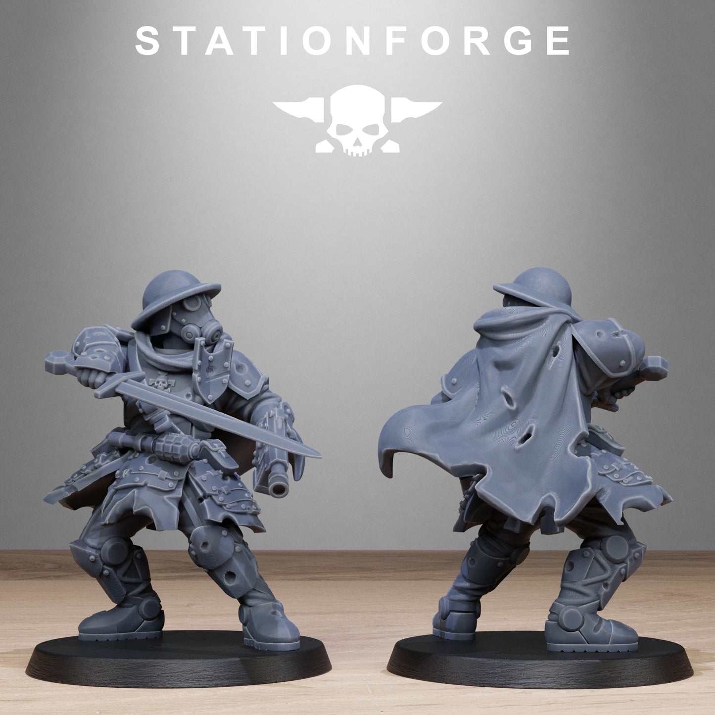 3D Printed RoyalGuard Bloodwardens by StationForge Miniatures