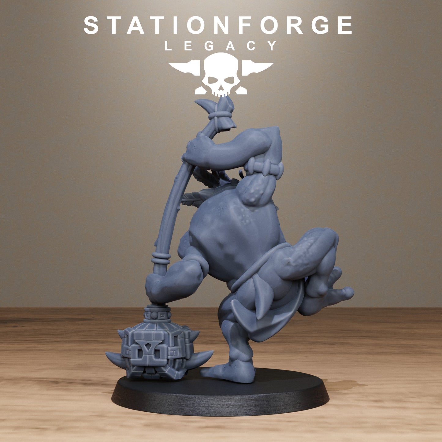 3D Printed Bogkin Ogres by StationForge Miniatures