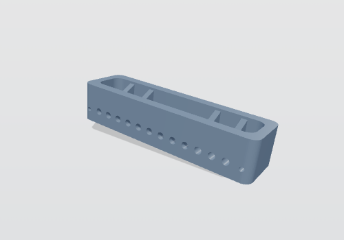 1:64 IH 12 weight suitcase weight bracket