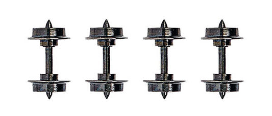 Busch 12299 HOn2 Scale Metal Wheelsets - Feldbahn -- pkg(4)