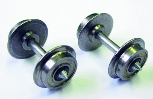 Piko 46230 N Scale N Metal WheelSet for Passenger Cars (2 Pcs)