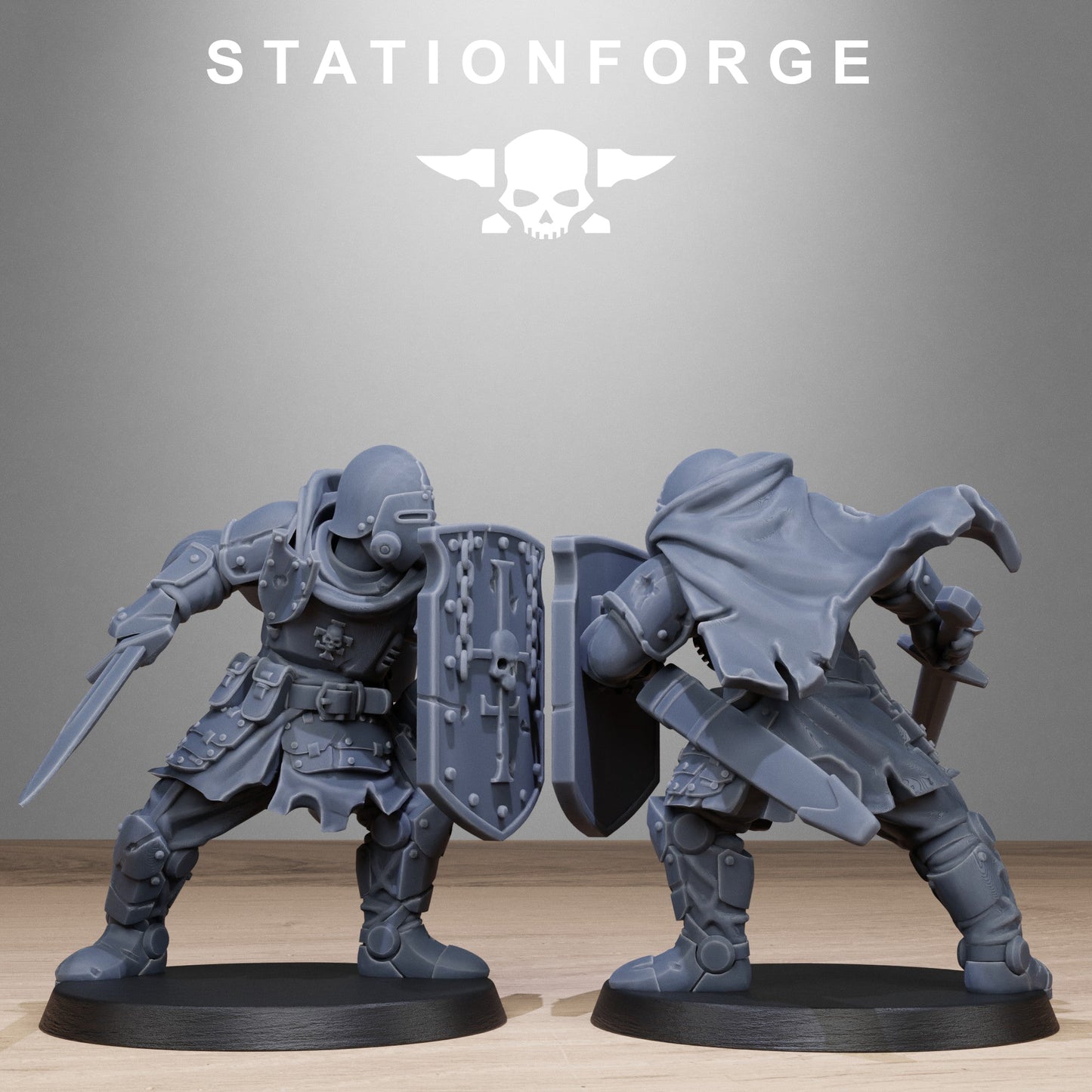 3D Printed RoyalGuard Bloodwardens by StationForge Miniatures