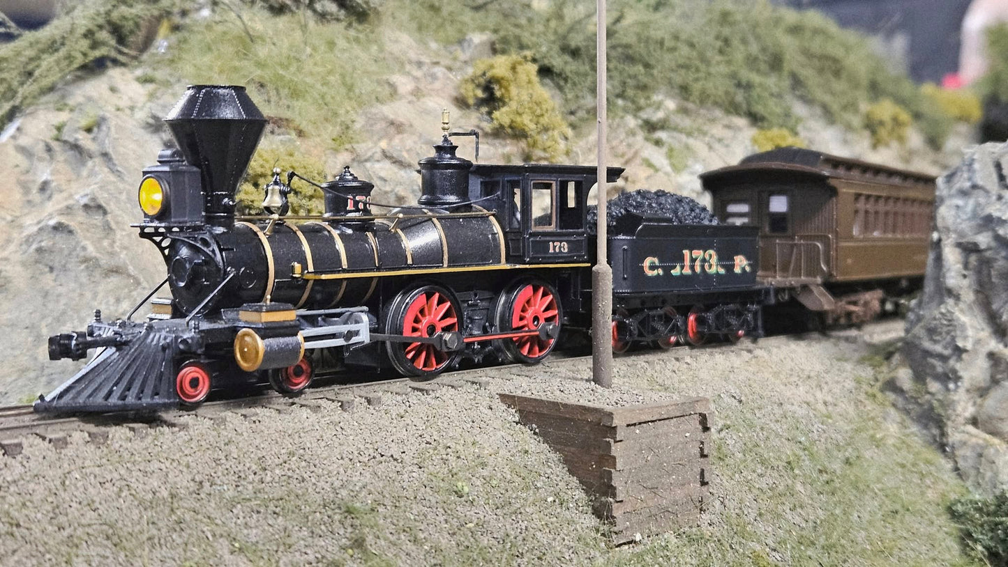 Central Pacific / Stevens Style Smokebox Door & Lamp Bracket