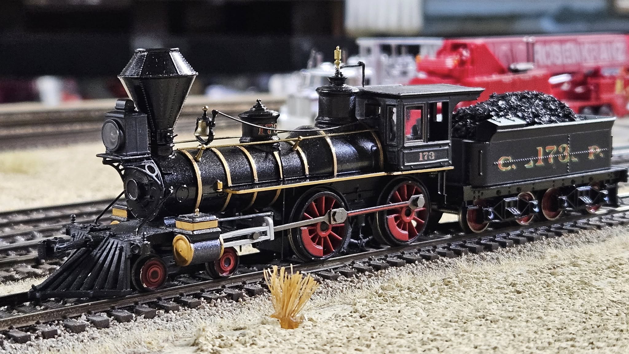 Naveページ Central Pacific #173 Cab for the Bachmann NT 4-4-0 – 3Dp Train