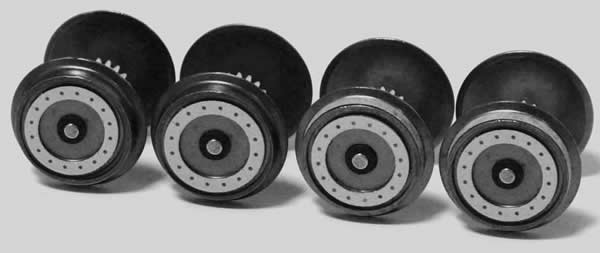 Piko 56184 HO Scale 1/87 WheelSet Diesel Vectron DC (4 Pcs)