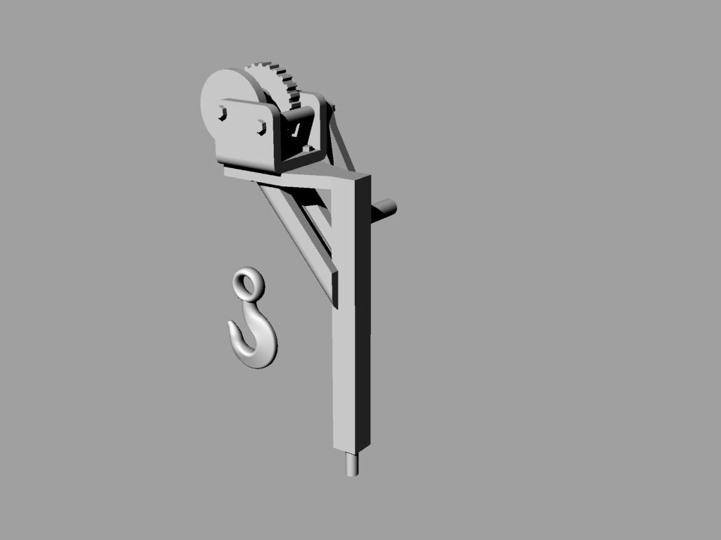 M-ATV Spare Tire Hoist