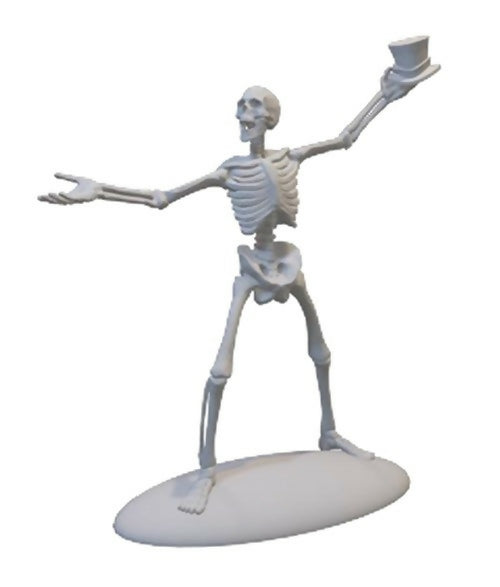 O Scale Dancing Skeleton