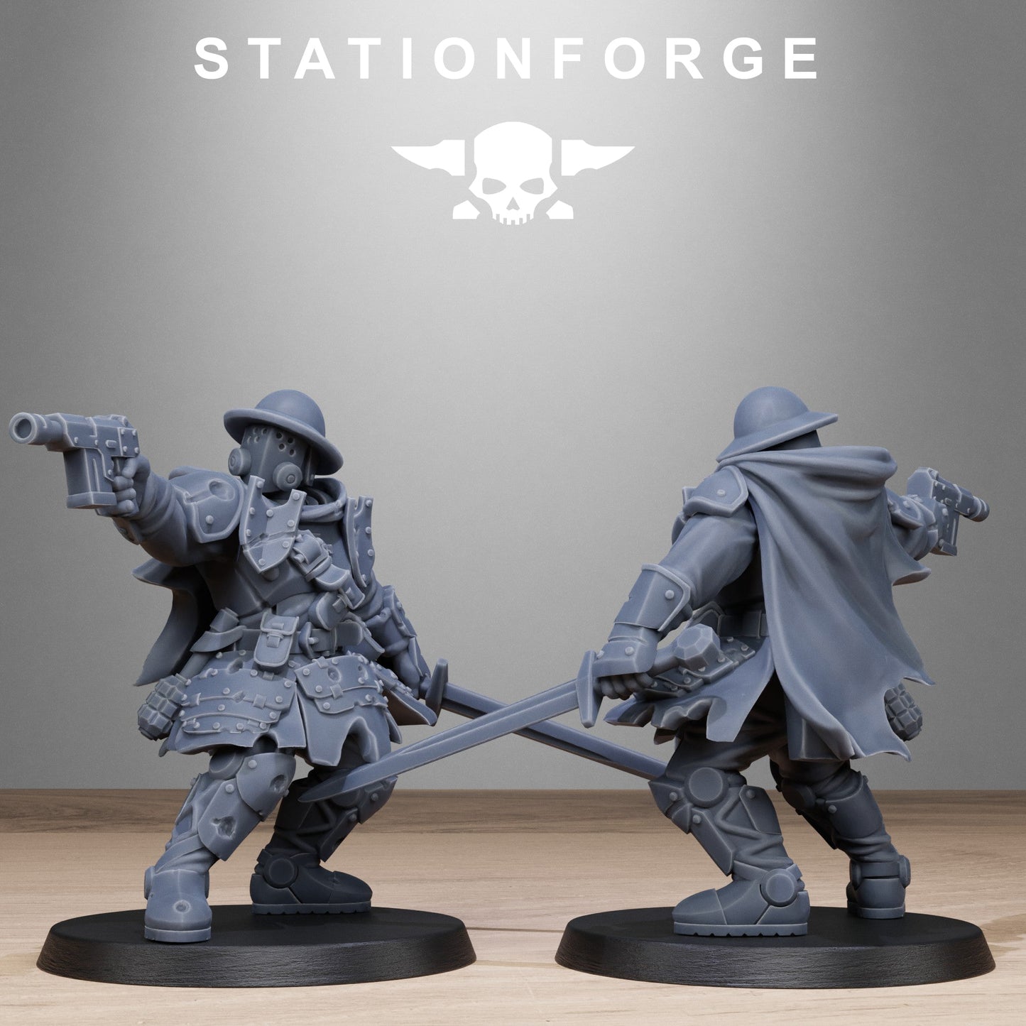 3D Printed RoyalGuard Bloodwardens by StationForge Miniatures