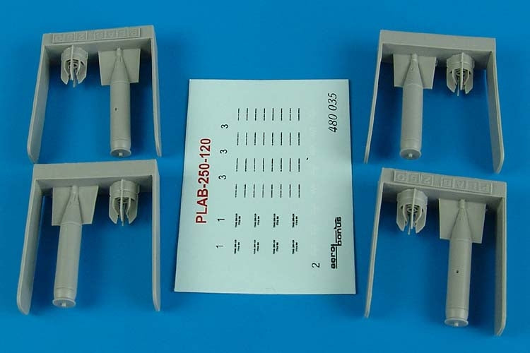 Aerobonus 480035 1/48 Soviet PLAB 250-120 Anti-Submarine Bombs