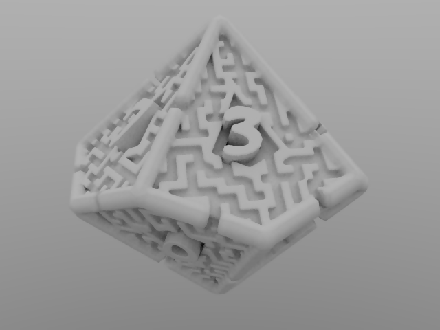 10 Sided Maze Die