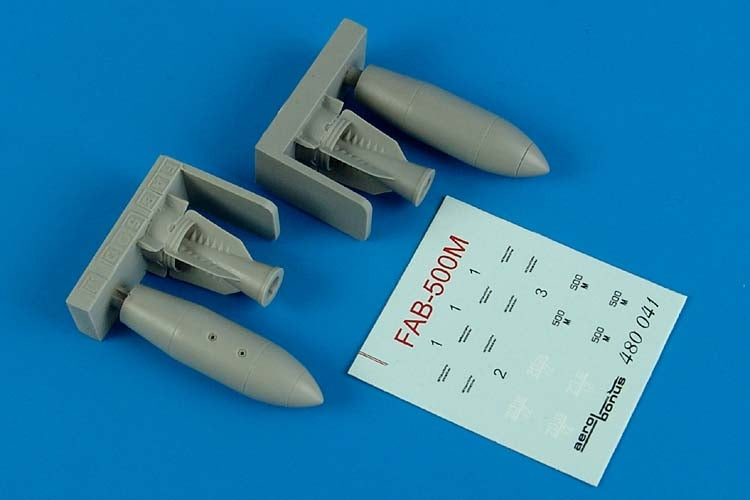 Aerobonus 480041 1/48 Russian FAB500M Bombs