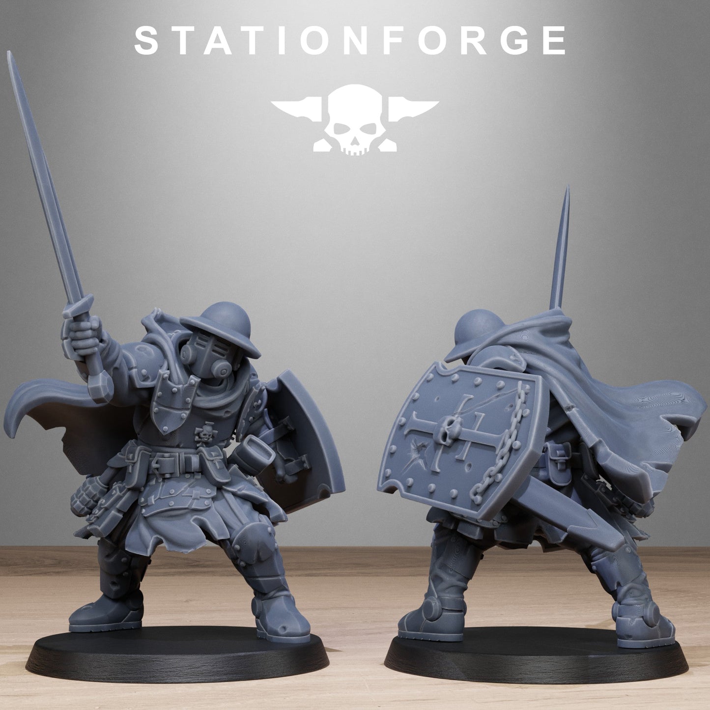 3D Printed RoyalGuard Bloodwardens by StationForge Miniatures