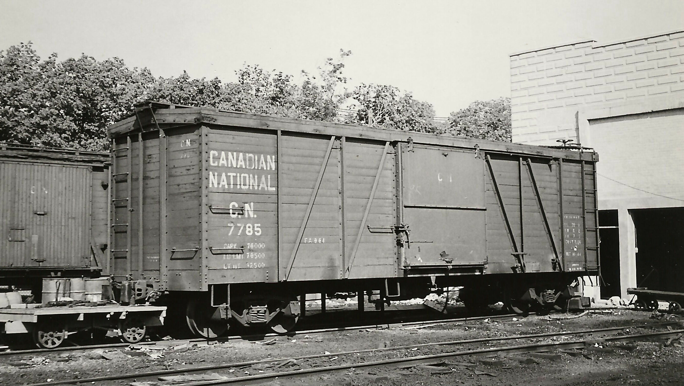 CN Narrow Gauge Wood Sheathed Boxcar - HO, S – 3Dp Train