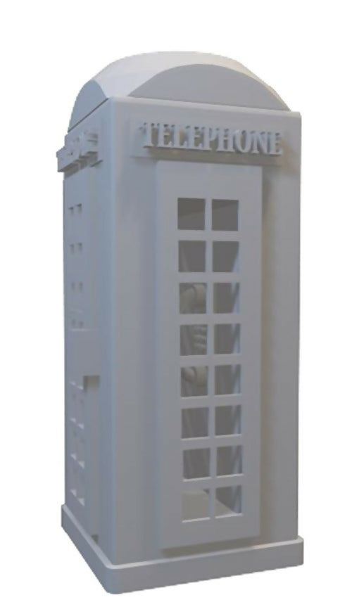 HO Scale Telephone Booth