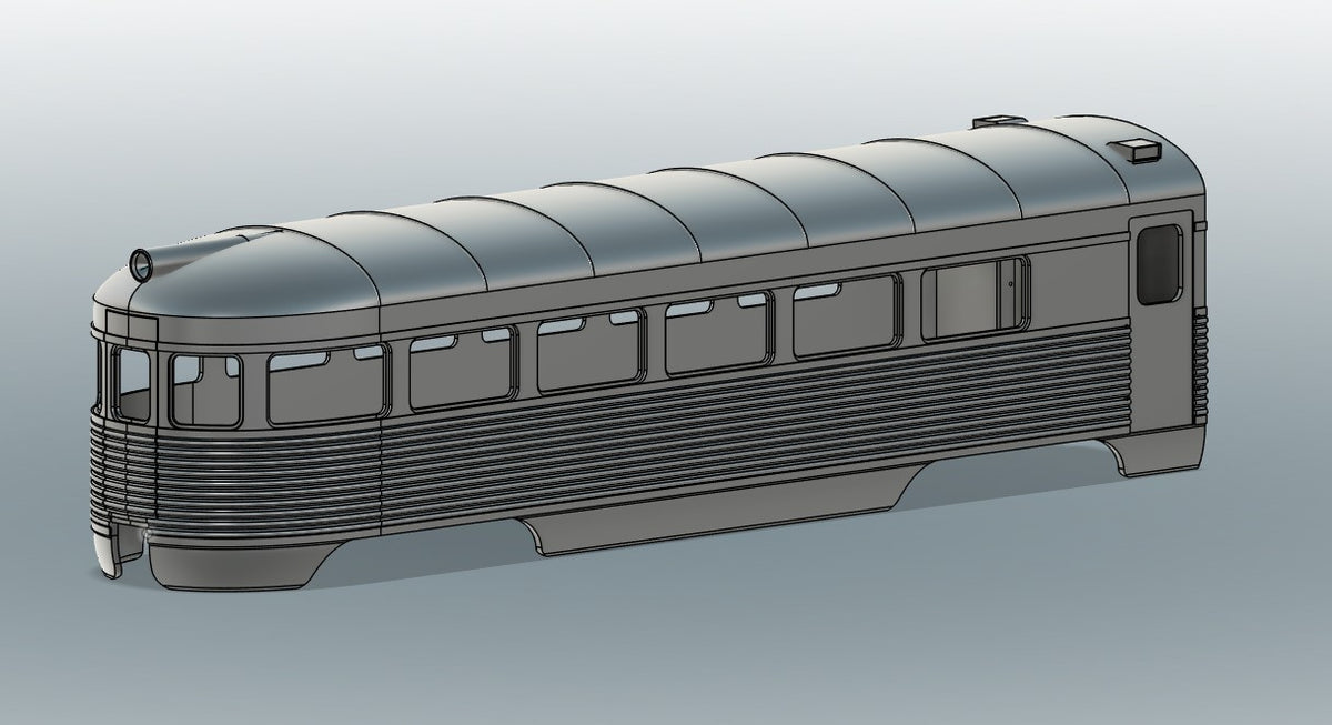 SJP-P36SOc On30 streamlined observation car