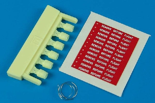 Aerobonus 480026 1/48 AIM9 L/M/N Seeker Head Cover w/RBF Flags Late